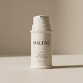 HALENE No. 03 Bakuchiol Overnight Cream on a warm bone surface